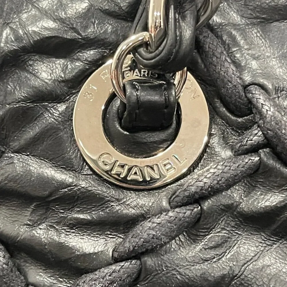 Chanel Ultra Stitch Tote with Silver Hardware (1181)